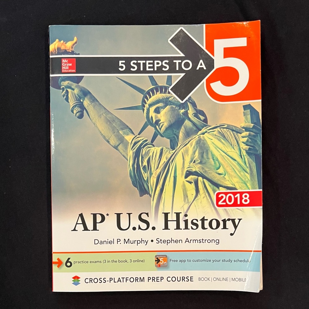 5 Steps to a 5 AP U.S. History Cross Platform Prep Course Paperback Work Book
